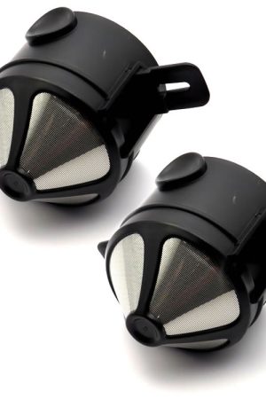 2 Filtros Plásticos con Acero Inoxidable para café
